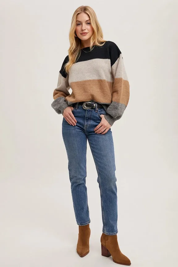 Color Block Sweater