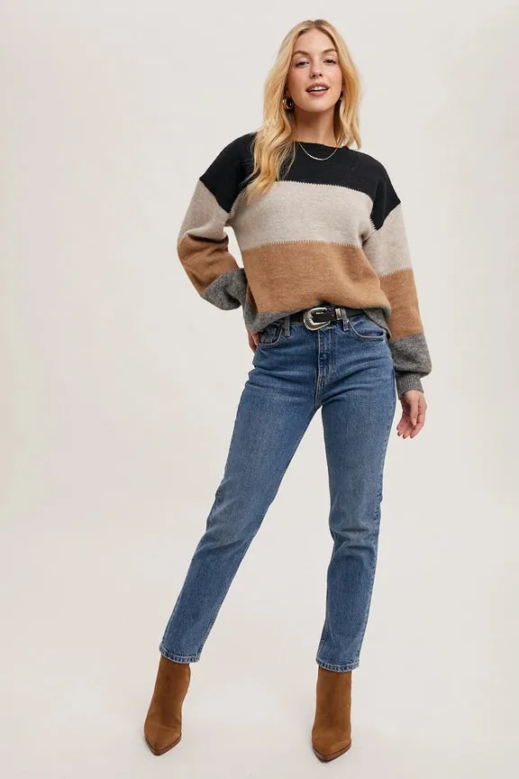 Color Block Sweater