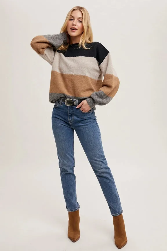 Color Block Sweater