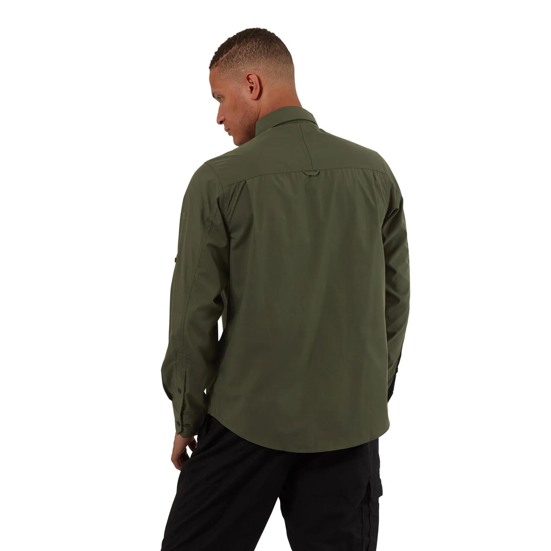 Craghoppers Mens New Kiwi Long Sleeved Shirt Walking Nosi Defence Travel