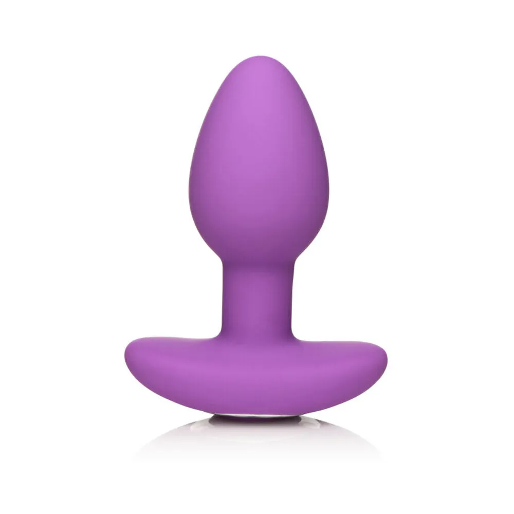 Curve Toys Gossip Pop Rocker Rechargeable Remote-Controlled Silicone Vibrating Anal Plug Violet