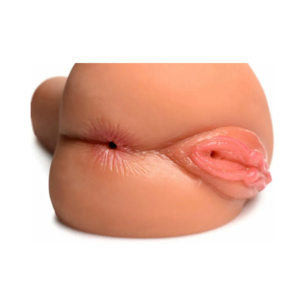 Curve Toys Mistress Juicy Mia Dual Entry Sidesaddle Masturbator Medium