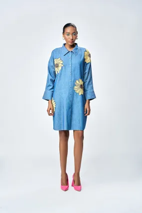 DAISY OVERSIZED SHIRT DRESS