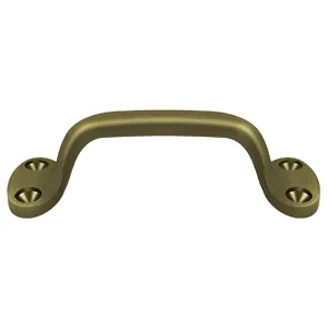 Deltana WP27, Window/Utility Pull, 6" Overall, Solid Brass