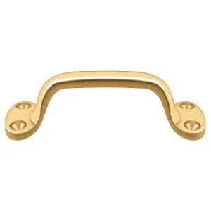 Deltana WP27, Window/Utility Pull, 6" Overall, Solid Brass