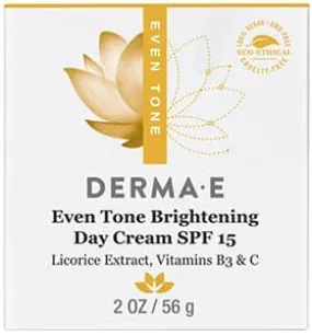 DermaE Natural Bodycare Evenly Radiant Day Crème