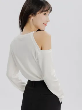 Echo Cold Shoulder Knit Top