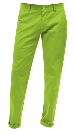 EJ Samuel Lime Chino Long Pants CHL01