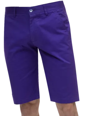 EJ Samuel Purple Chino Short Pants CHS01