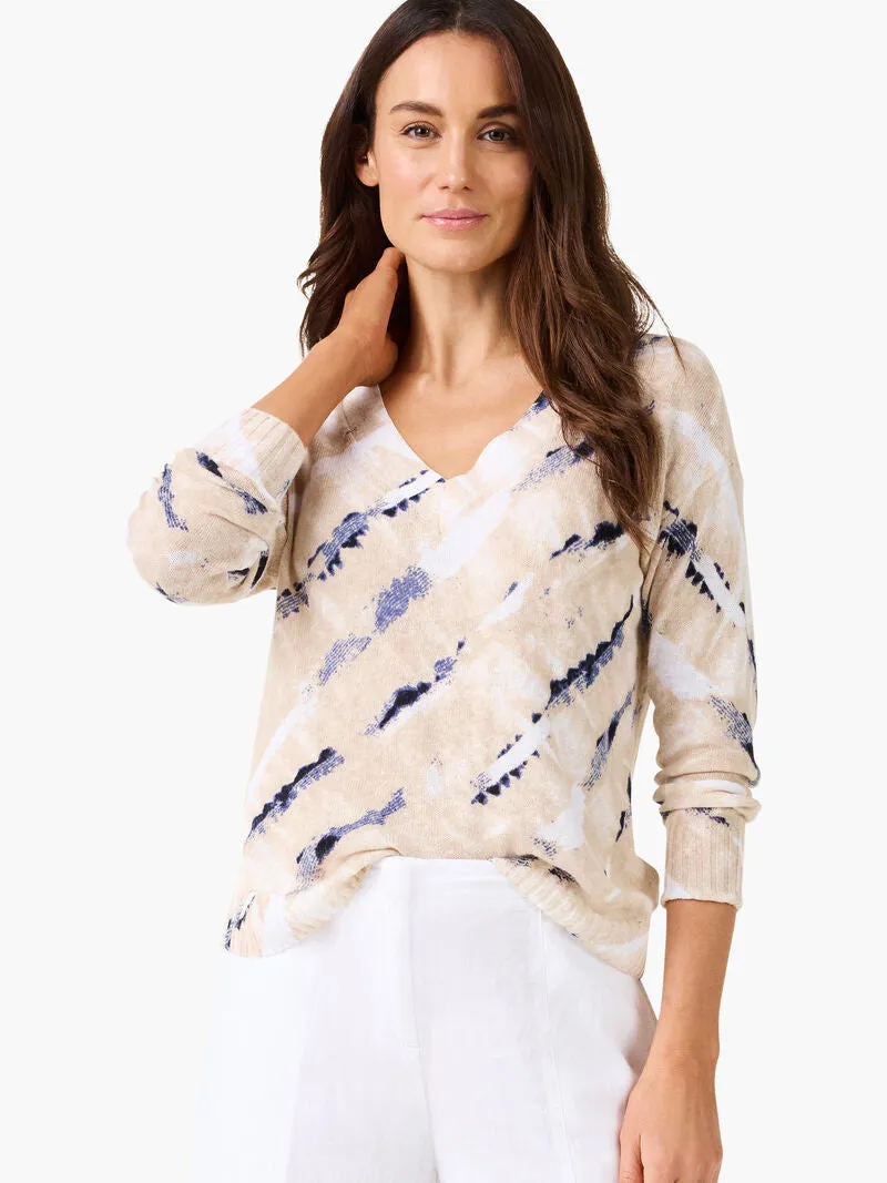 FINAL SALE NIC ZOE M241104 Neutral Moves Sweater