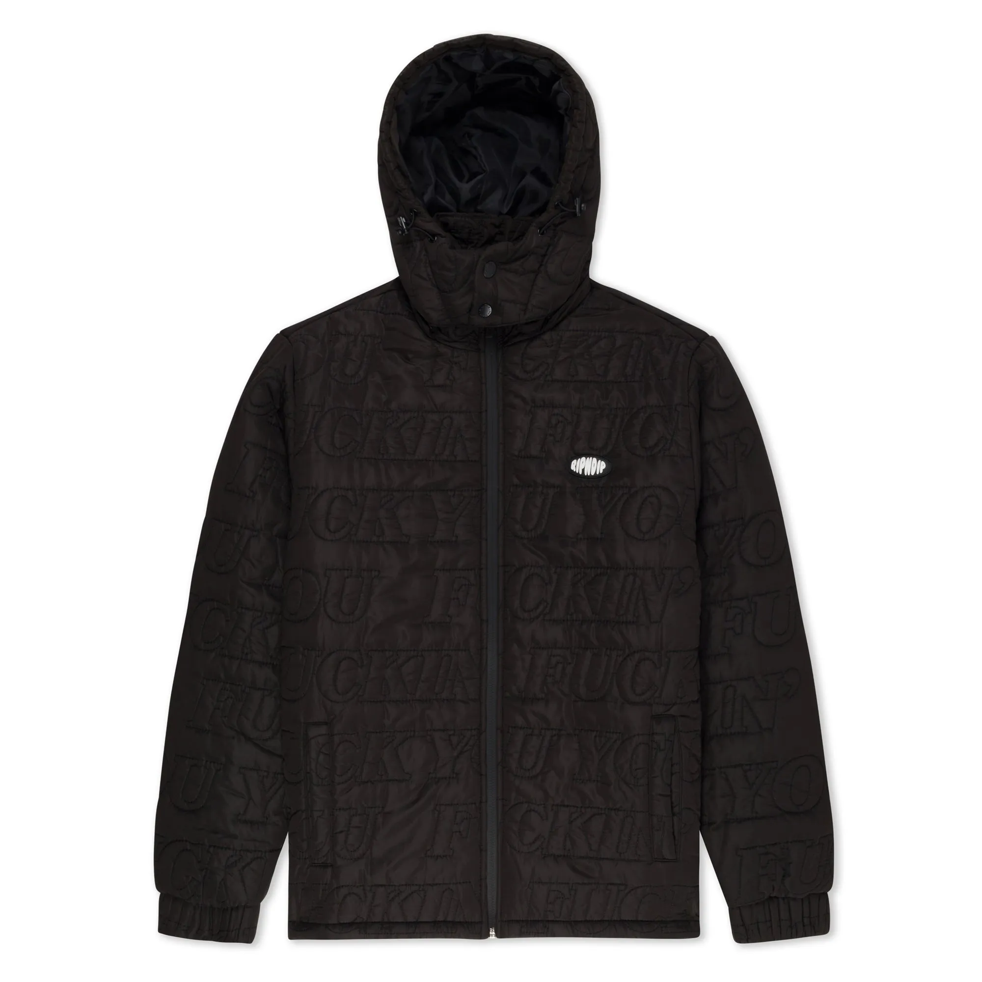 Fuckin Fuck Puffer Jacket (Black)