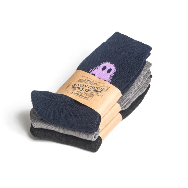 Ghostly Logo Socks - 3 Pack - International