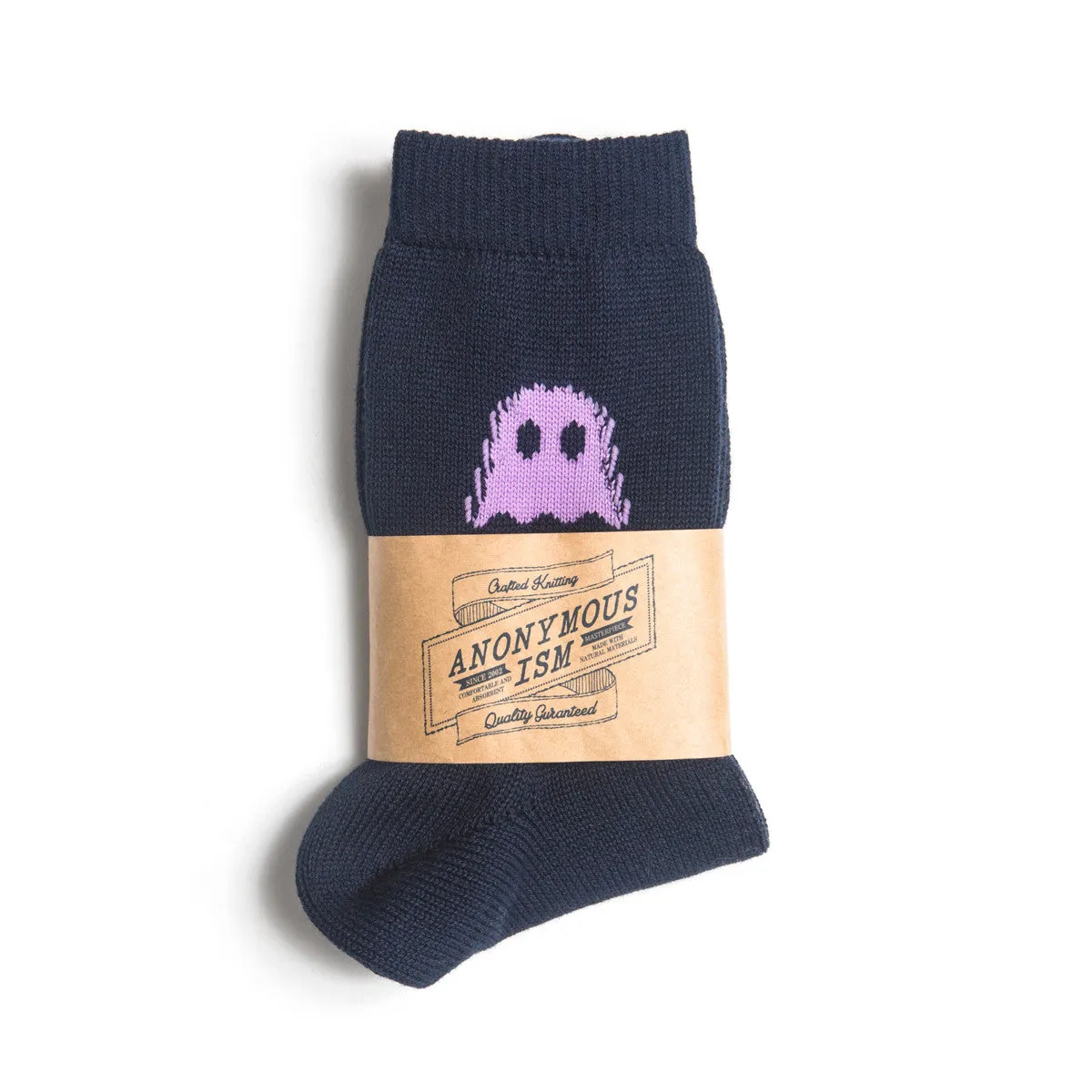 Ghostly Logo Socks - Navy - International