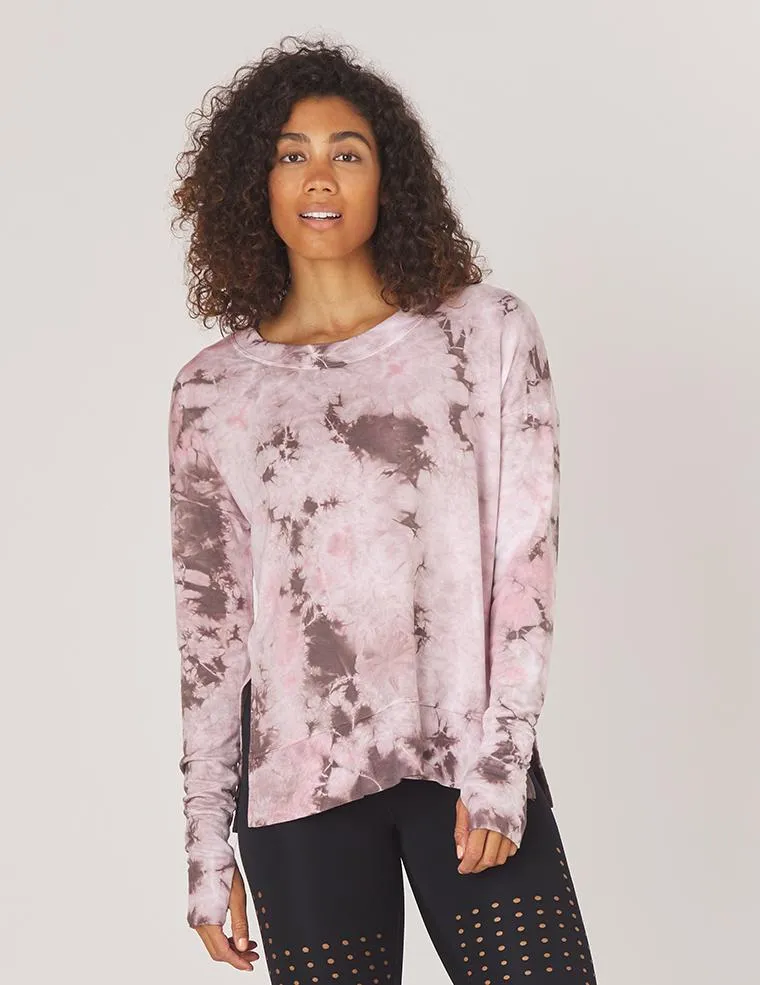 Glyder Lounge Long Sleeve - Bone Tie Dye