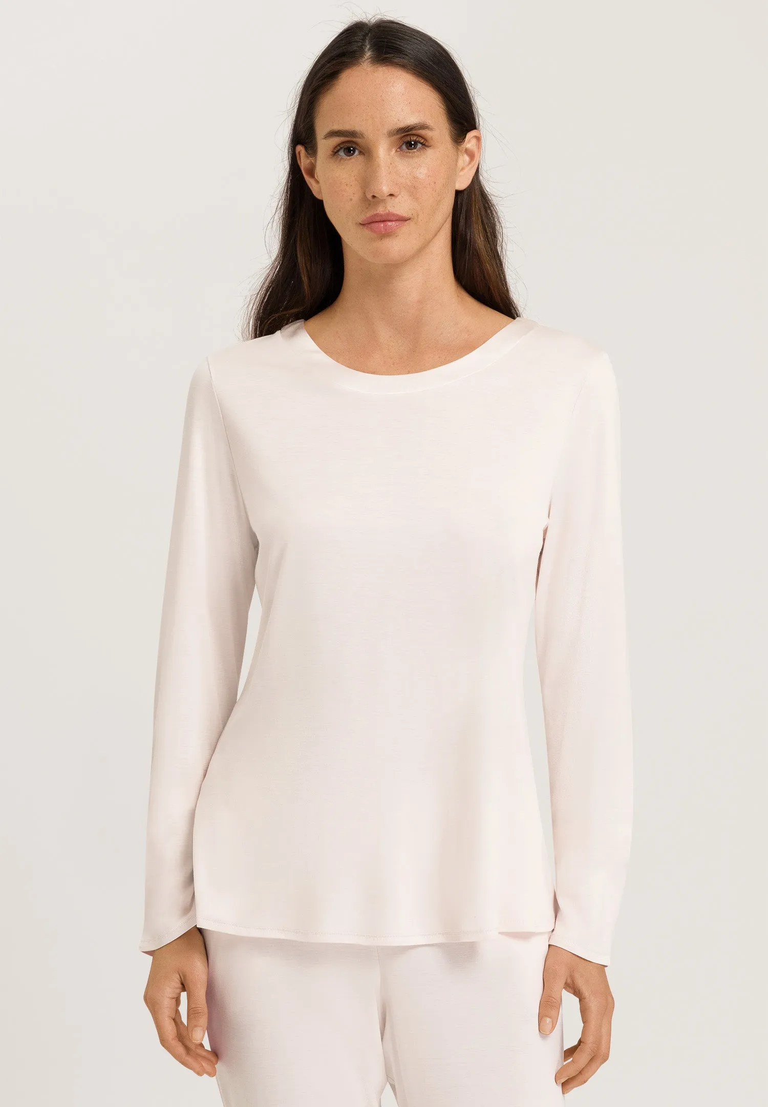 Grand Central Silk Trim Relaxed Top | Moonlight 77381-1233