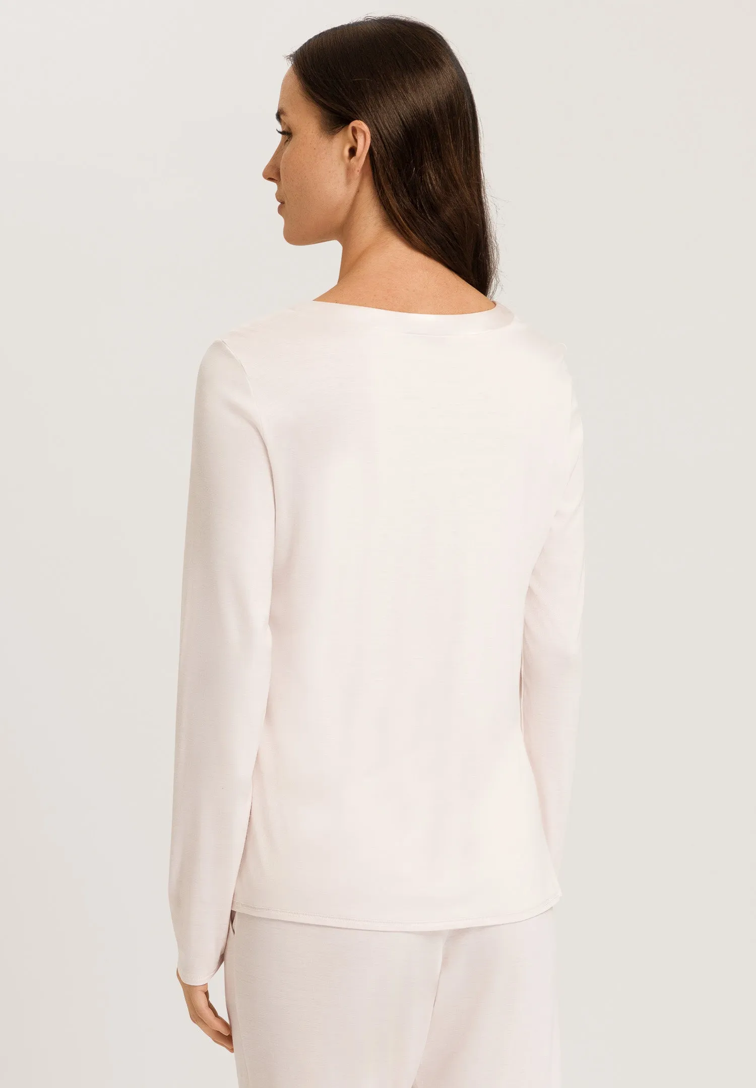 Grand Central Silk Trim Relaxed Top | Moonlight 77381-1233