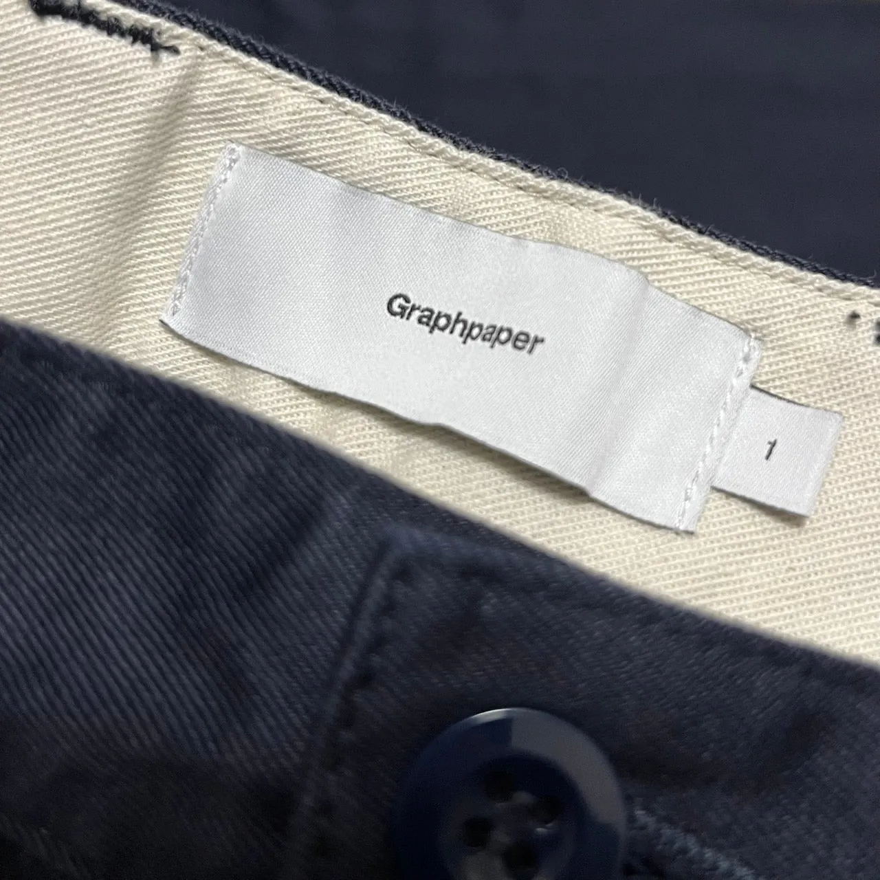 Graphpaper グラフペーパー 23SS Suvin Chino Tuck Tapered Pants スビンチノタックテーパードパンツ GM231-40178B