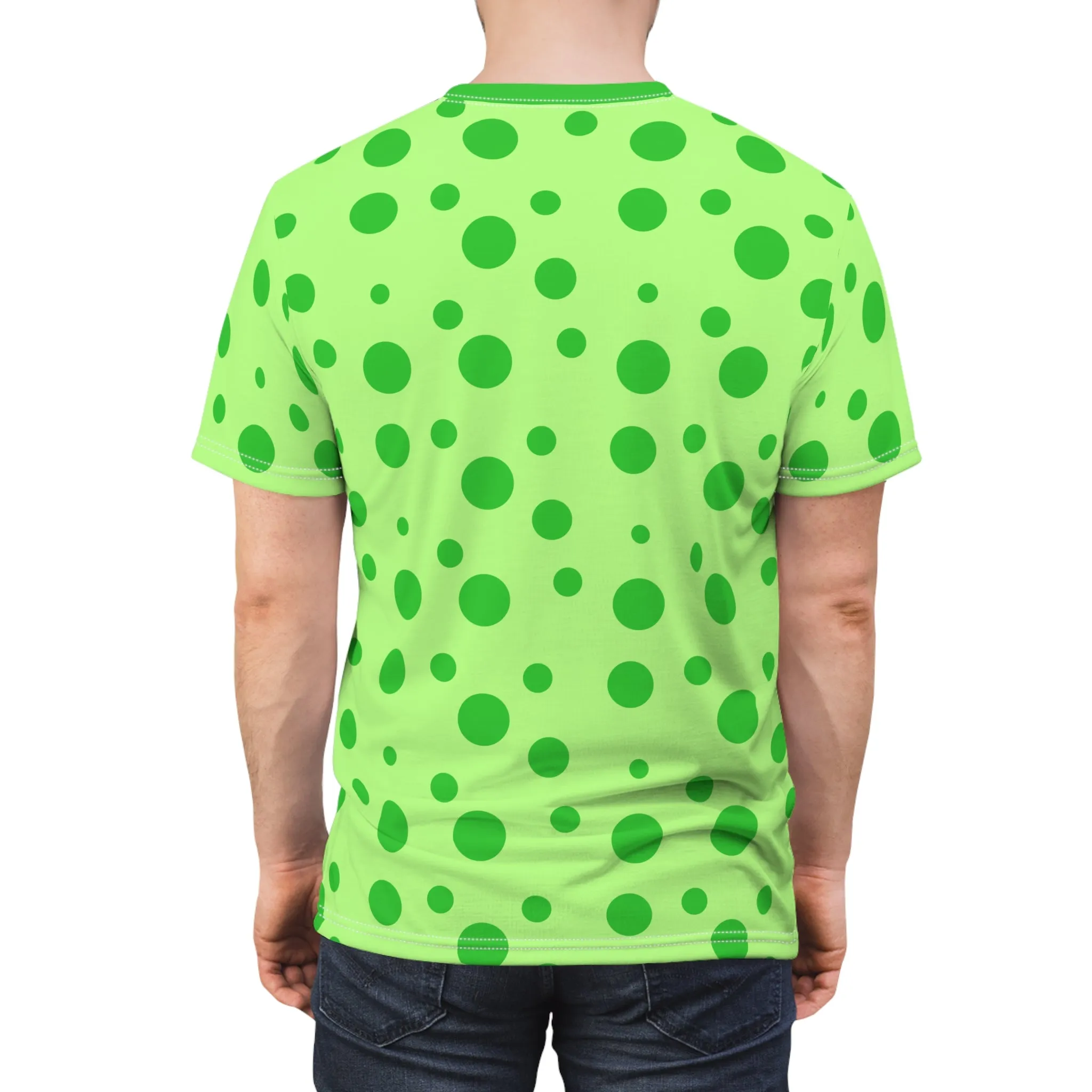 Green Spotted Light Green Unisex Tee