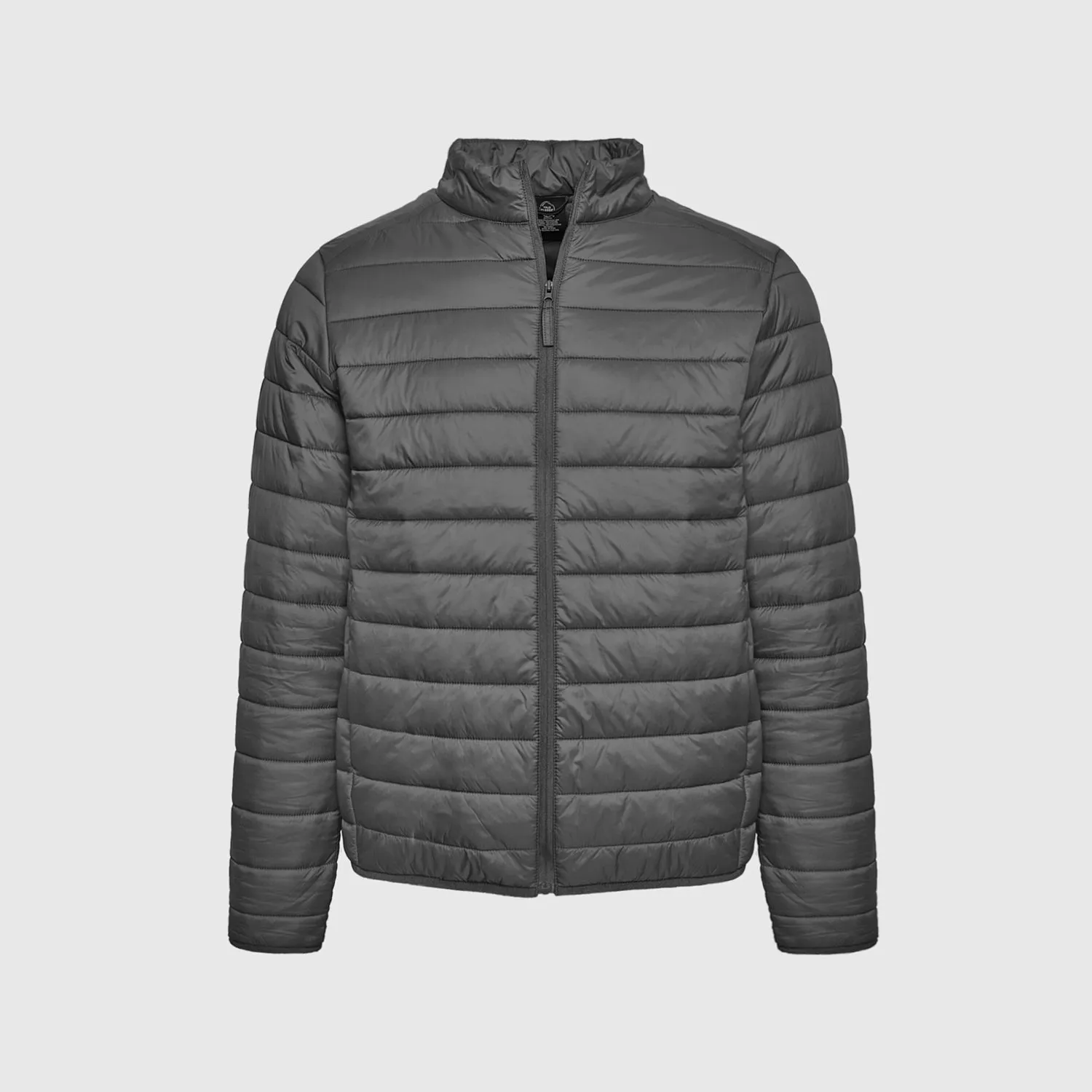 Gun Metal Quilted Puffer Jacket