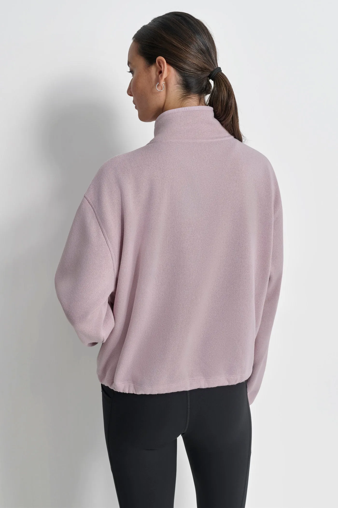 HALF ZIP FLEECE PULLOVER