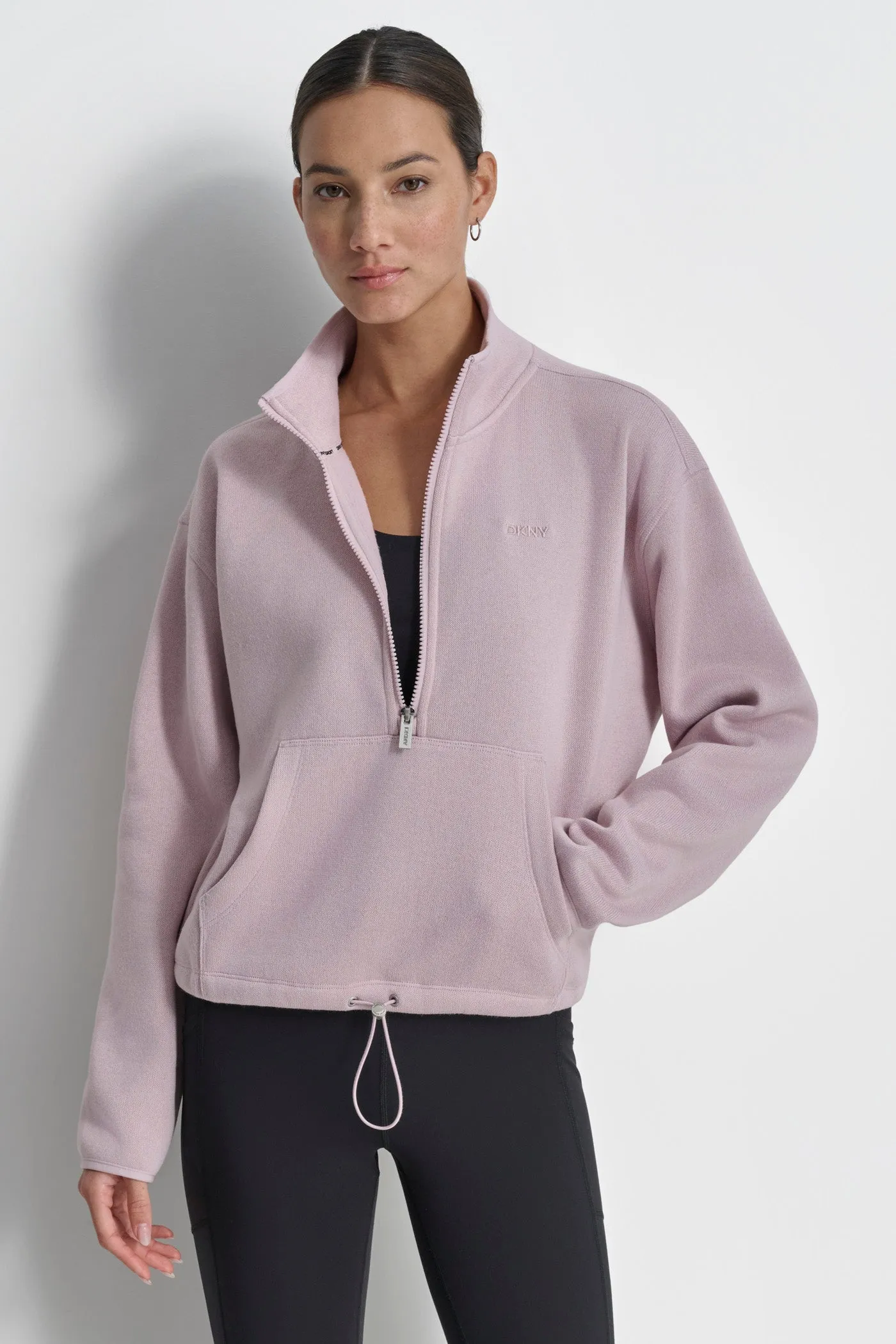 HALF ZIP FLEECE PULLOVER