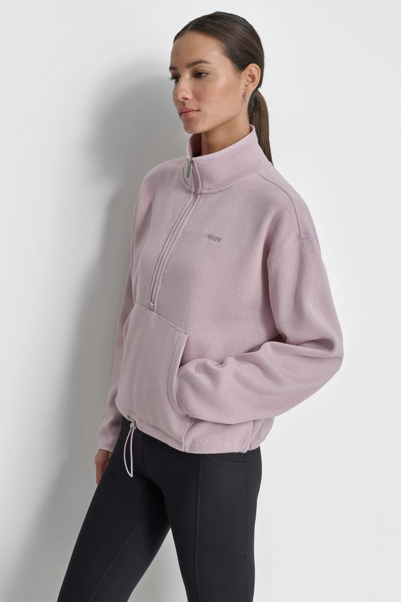 HALF ZIP FLEECE PULLOVER