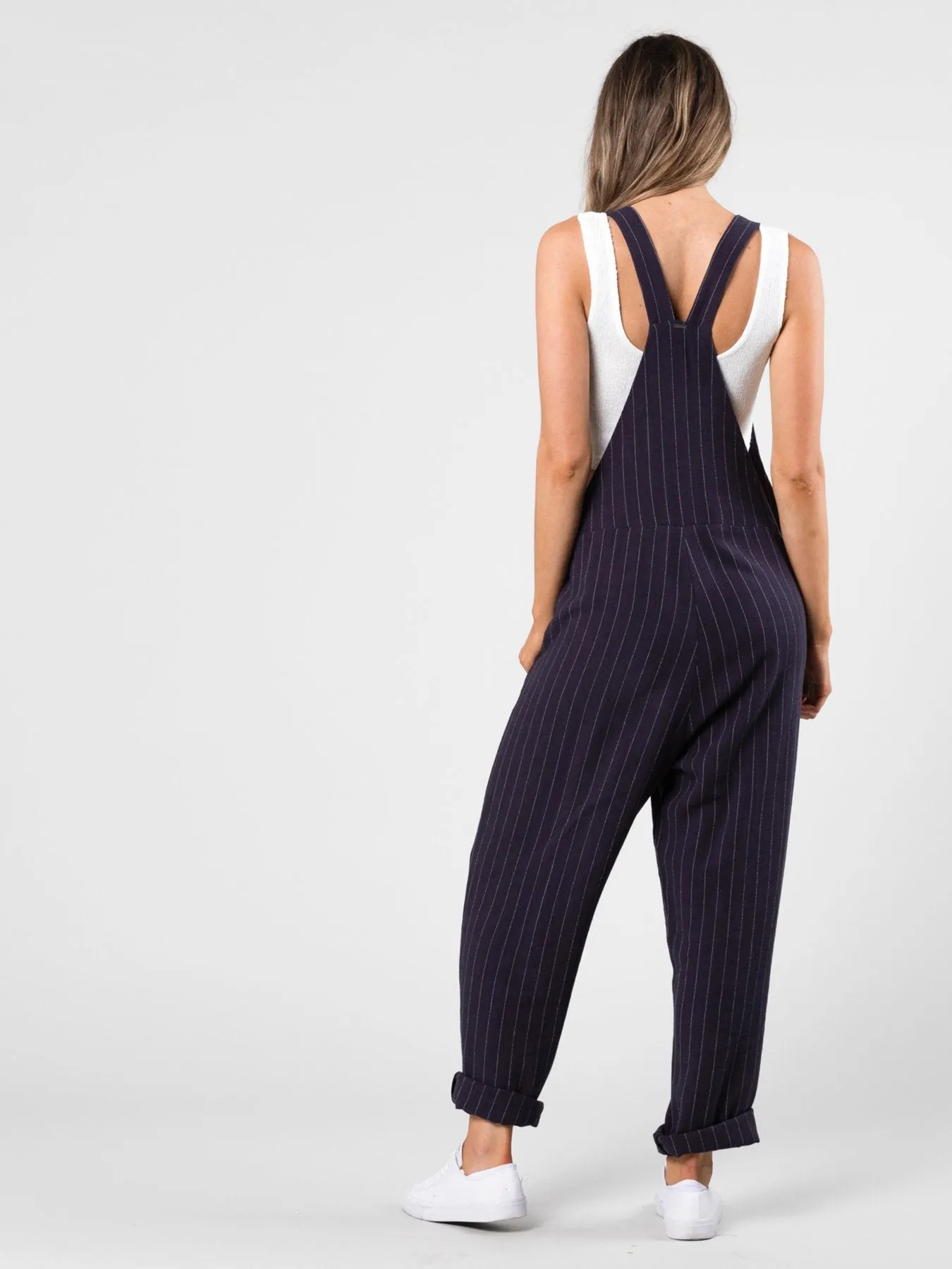 Heartbreaker Stripe Overall - Blue Nights