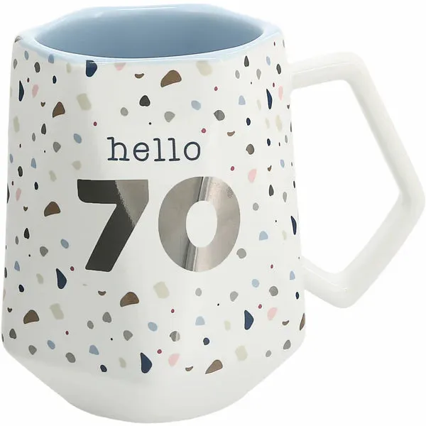 HELLO 70 17 OZ GEOMETRIC CUP