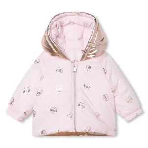 Hugo Boss Baby Girls Reversible Puffer Jacket