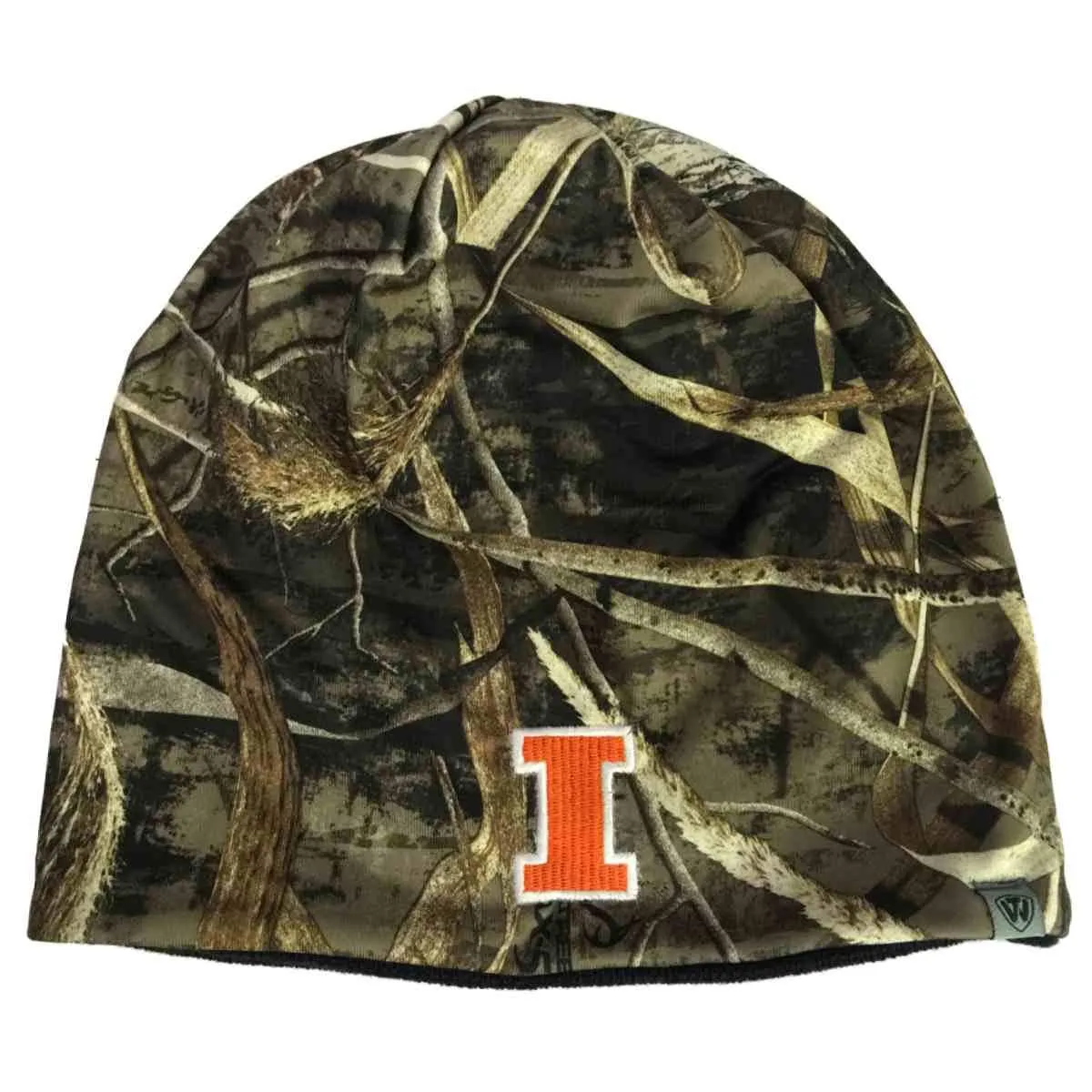 Illinois Fighting Illini TOW Realtree Max5 Navy Seasons Reverse Beanie Hat Cap