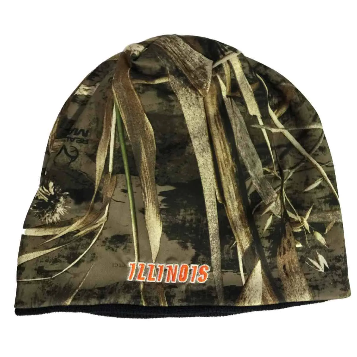 Illinois Fighting Illini TOW Realtree Max5 Navy Seasons Reverse Beanie Hat Cap