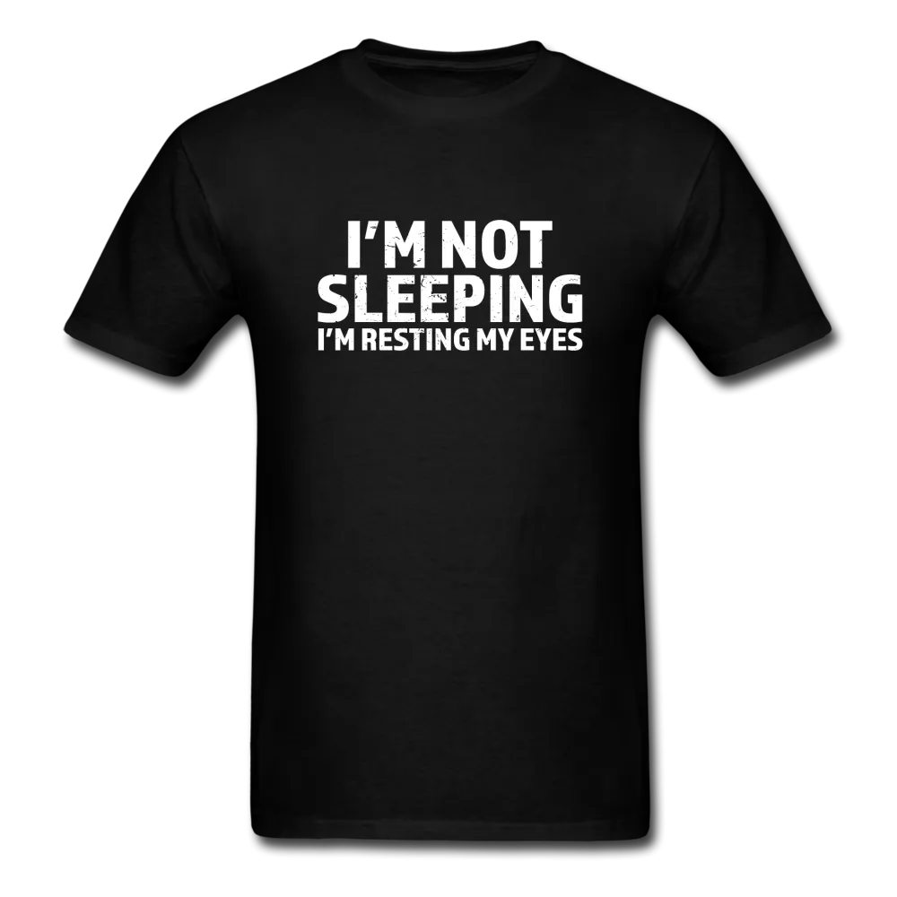 I'm Not Sleeping I'm Resting My Eyes Men's Funny T-Shirt