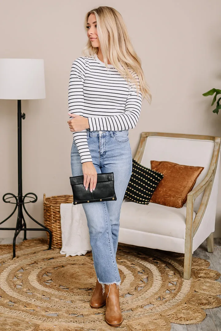 Inspire Me Striped Knit Top