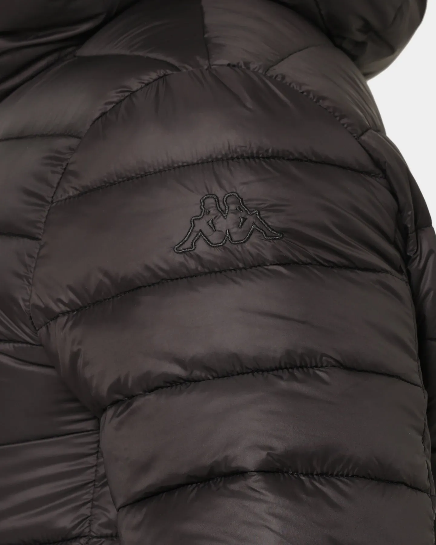 Kappa Logo Astro Puffer Jacket Black