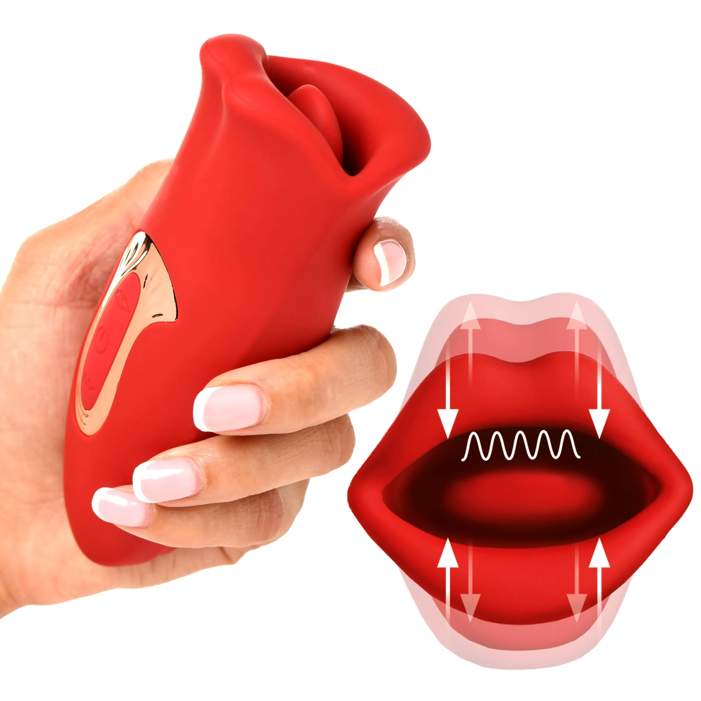 Kiss And Tell Mini Kissing And Vibrating Clitoral Stimulator