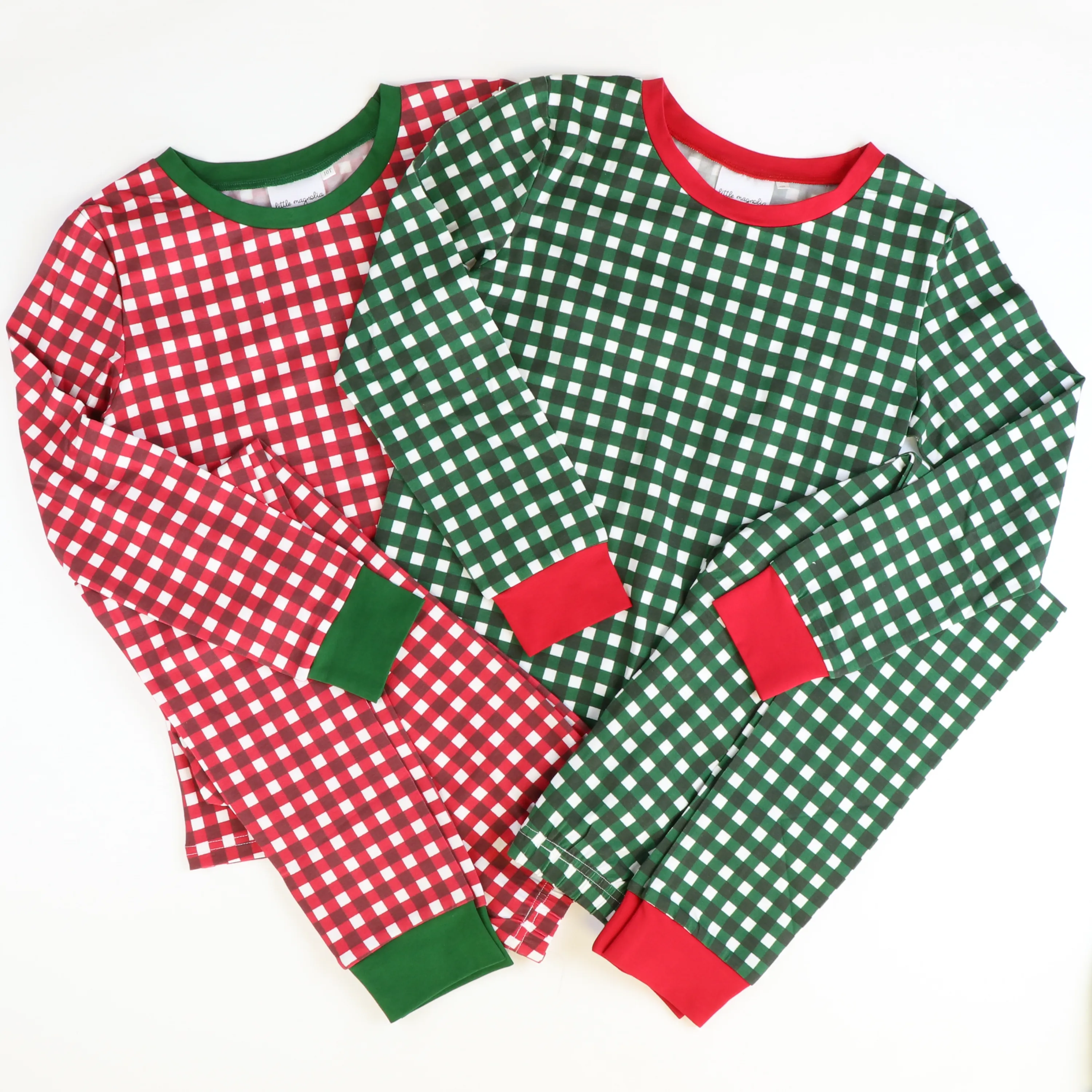 Knit Pajama Set - Evergreen Check