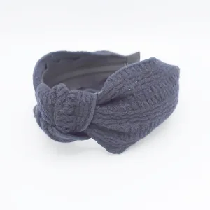 knit top knot headband