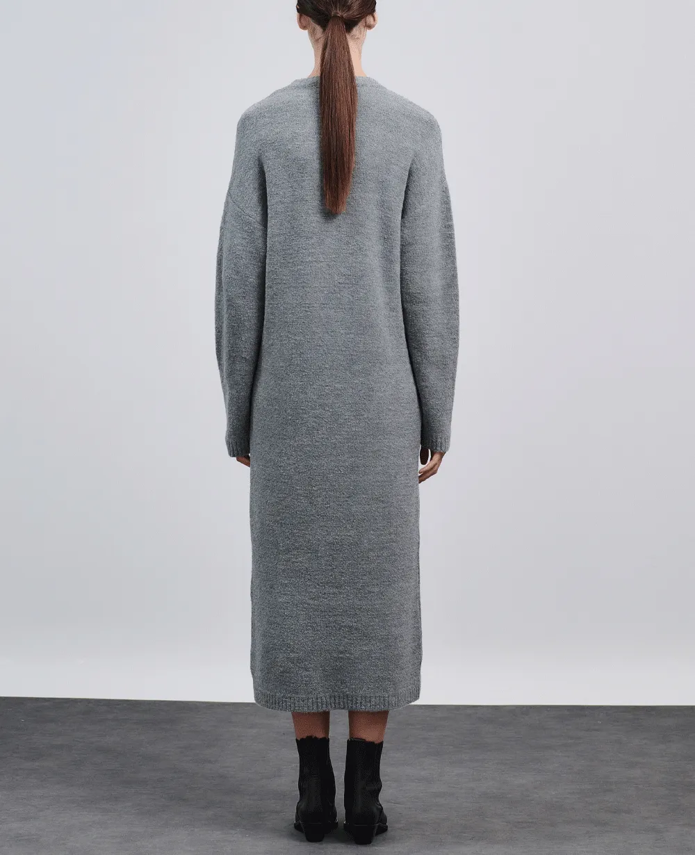 KNITTED LONG DRESS "KEROS"