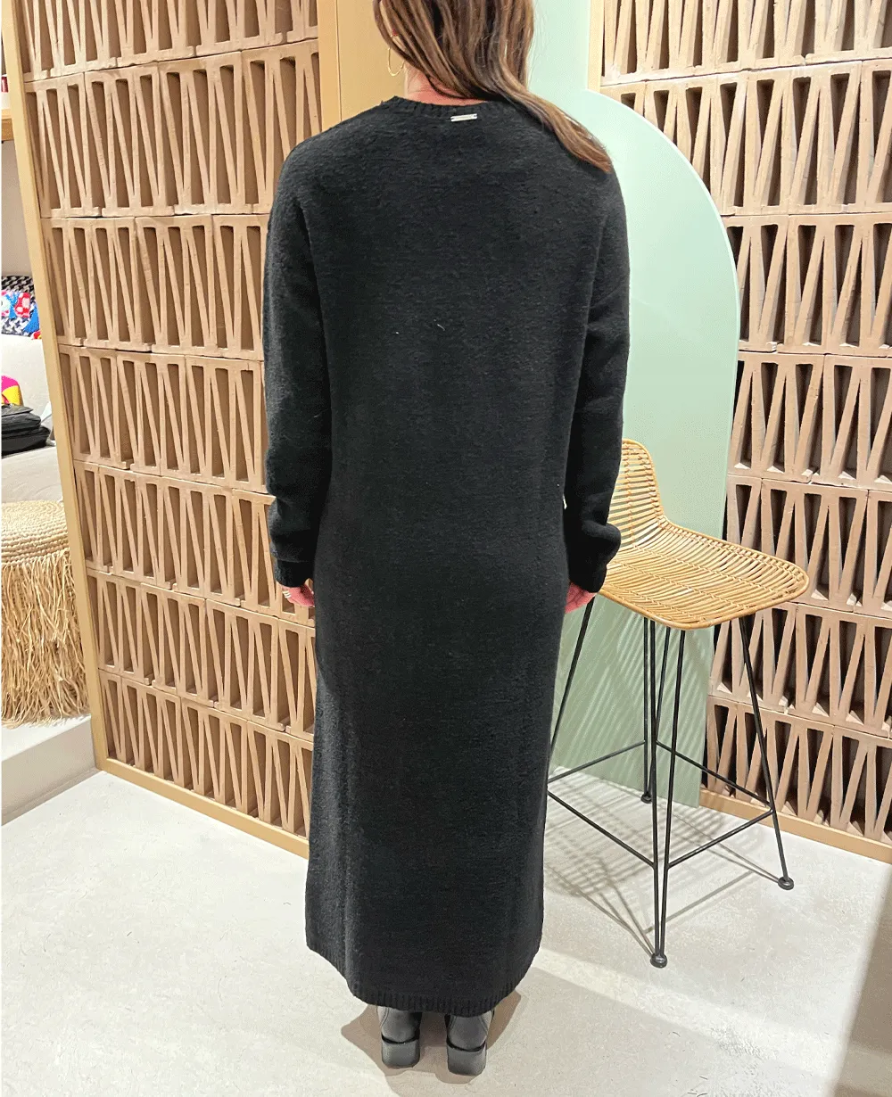 KNITTED LONG DRESS "KEROS"