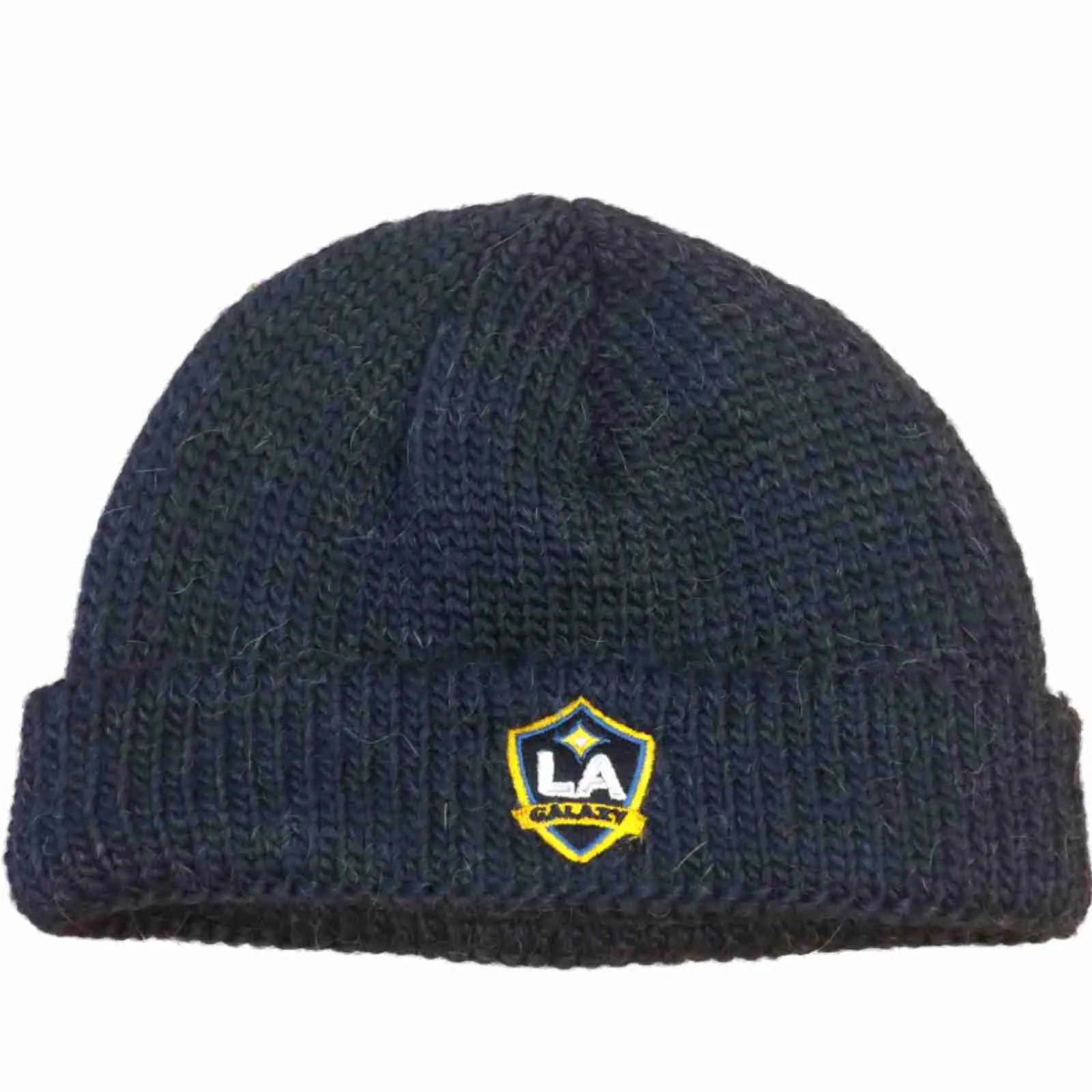 LA Galaxy MLS Adidas Blue YOUTH Cuffed Acrylic Knit Beanie Hat Cap