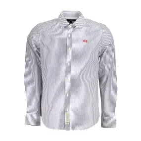 La Martina Elegant Long-Sleeved Striped Shirt for Men