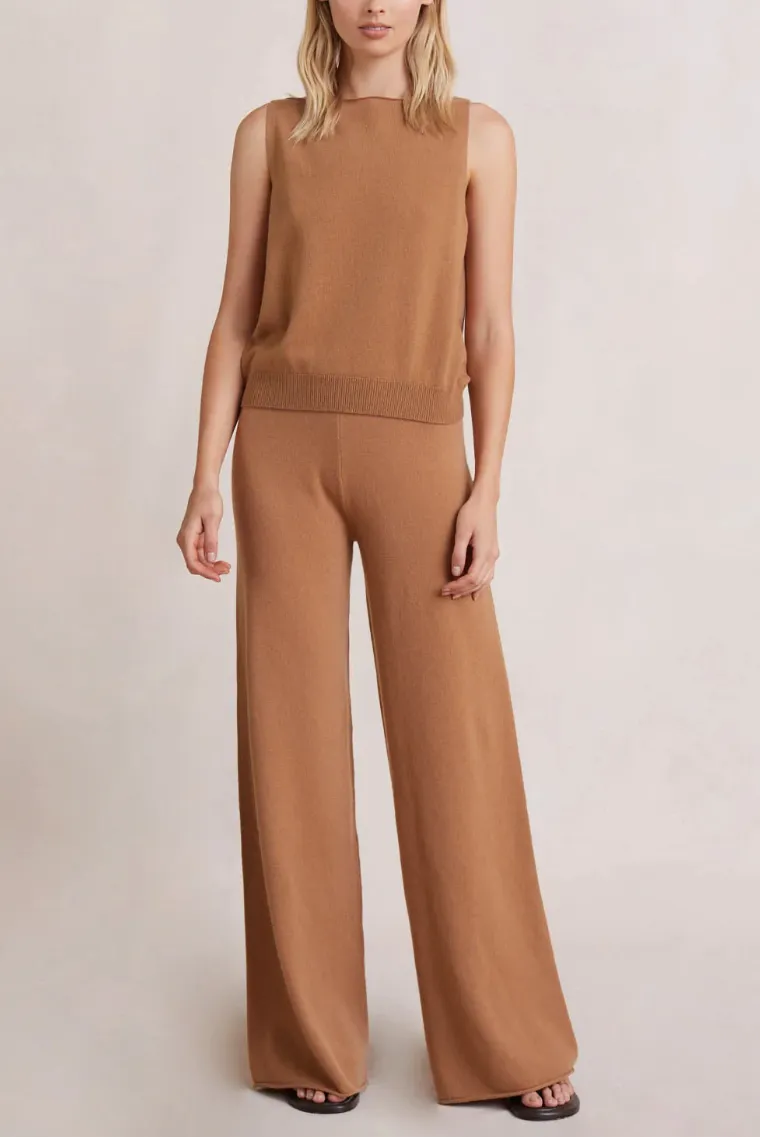 Ladina Knit Top - Camel