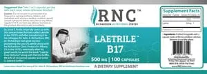 Laetrile | Vitamin B17 - 500mg - 100 Capsules