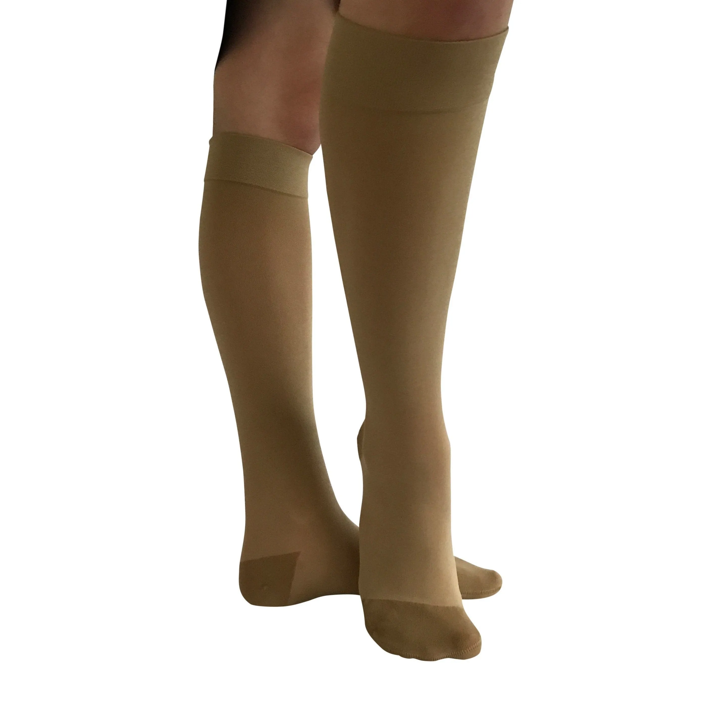 Levaire Sheer Knee-High Support Stockings, 15-20 mmHg