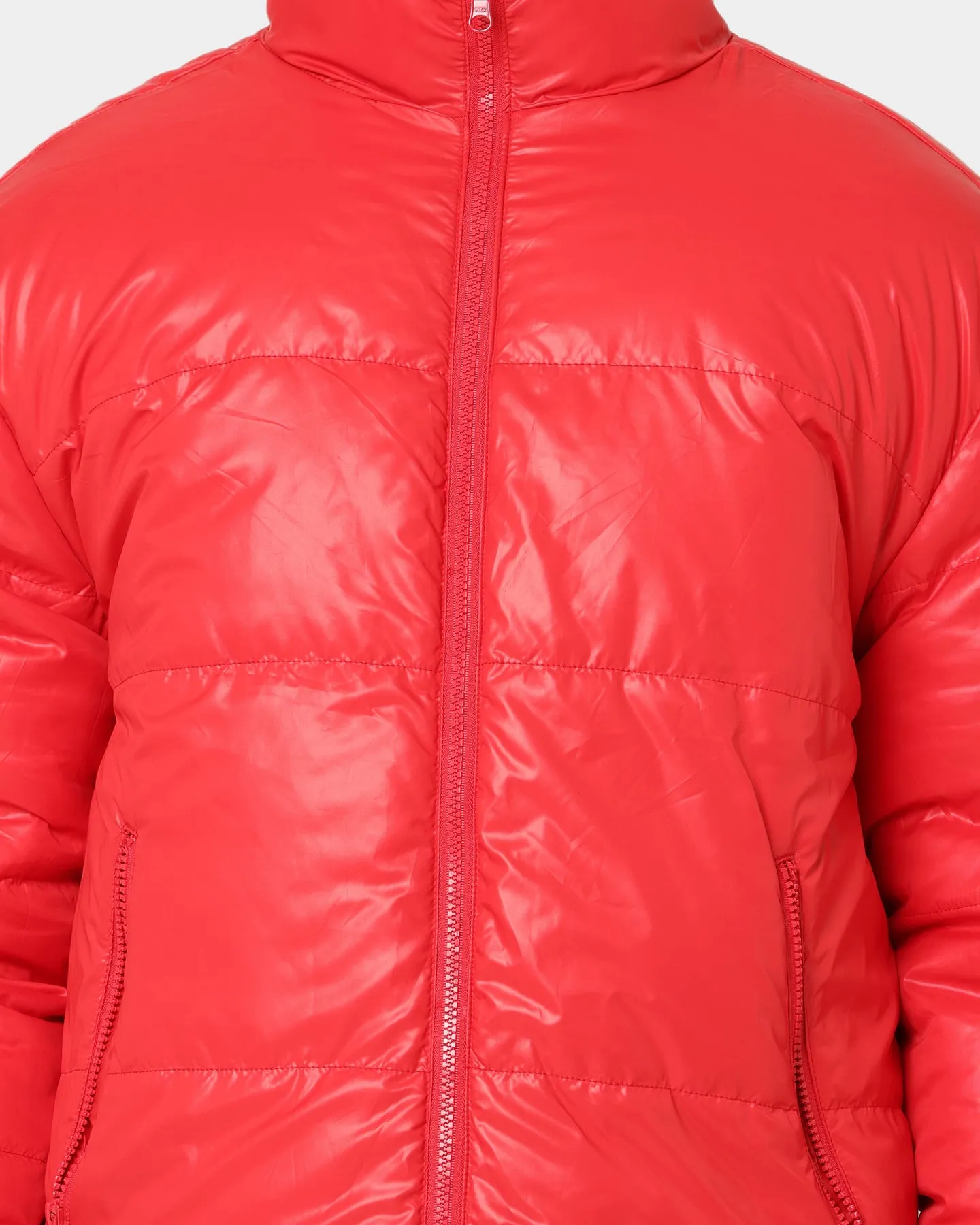 Loiter Certified Reversible Puffer Jacket Red