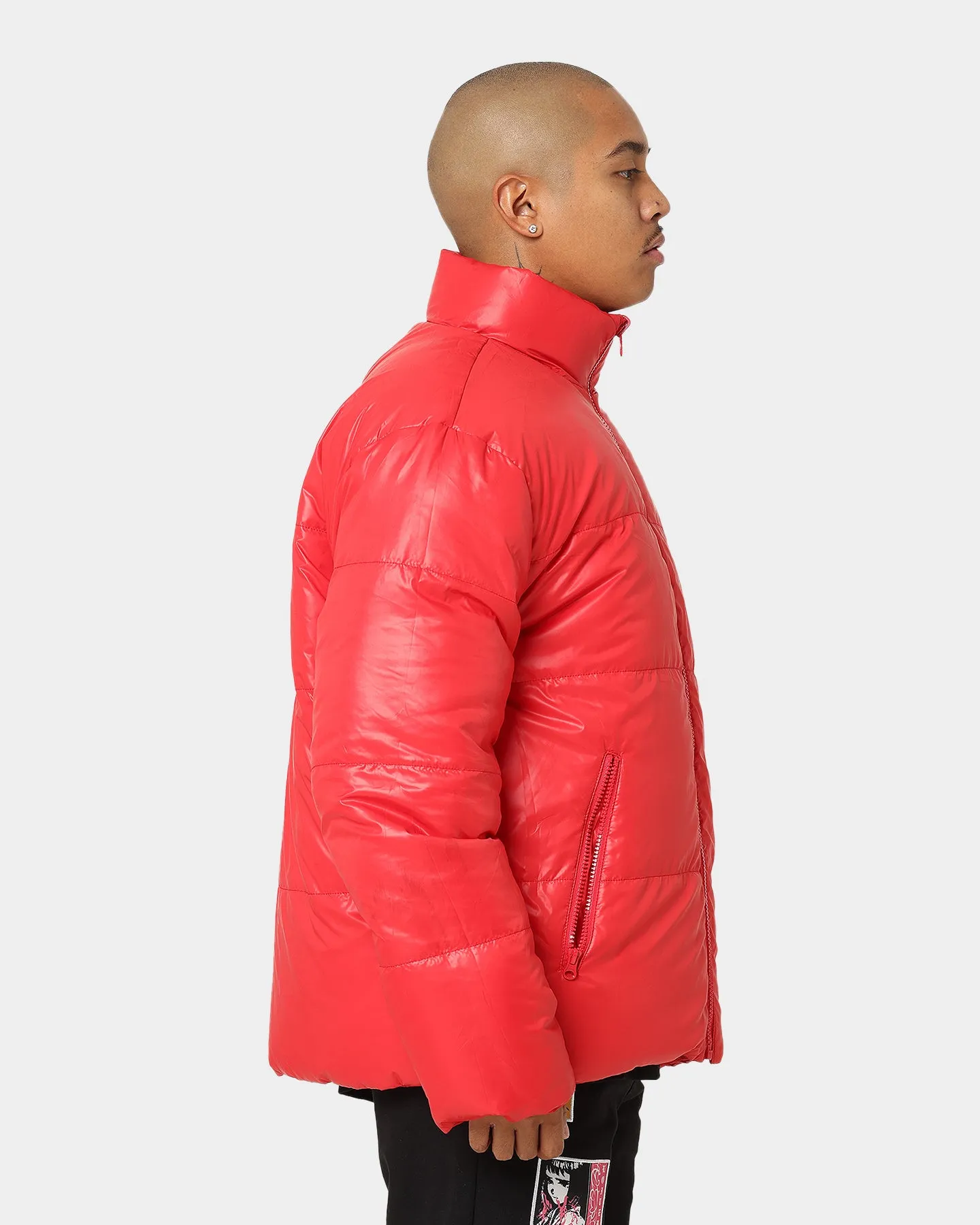 Loiter Certified Reversible Puffer Jacket Red