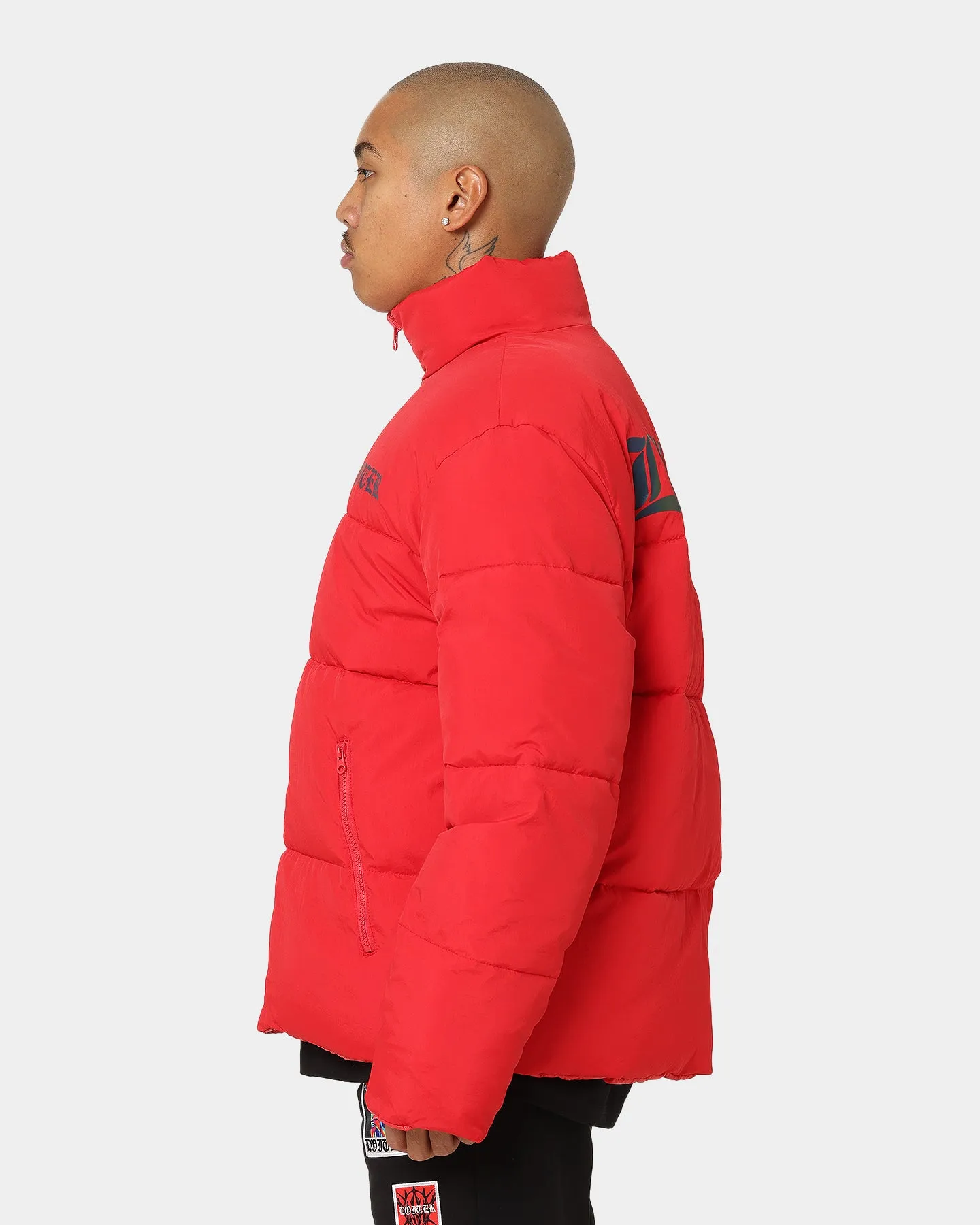 Loiter Certified Reversible Puffer Jacket Red