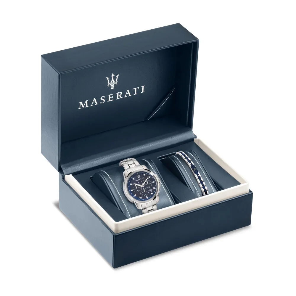 Maserati Successo Men's Blue Watch R8851121016