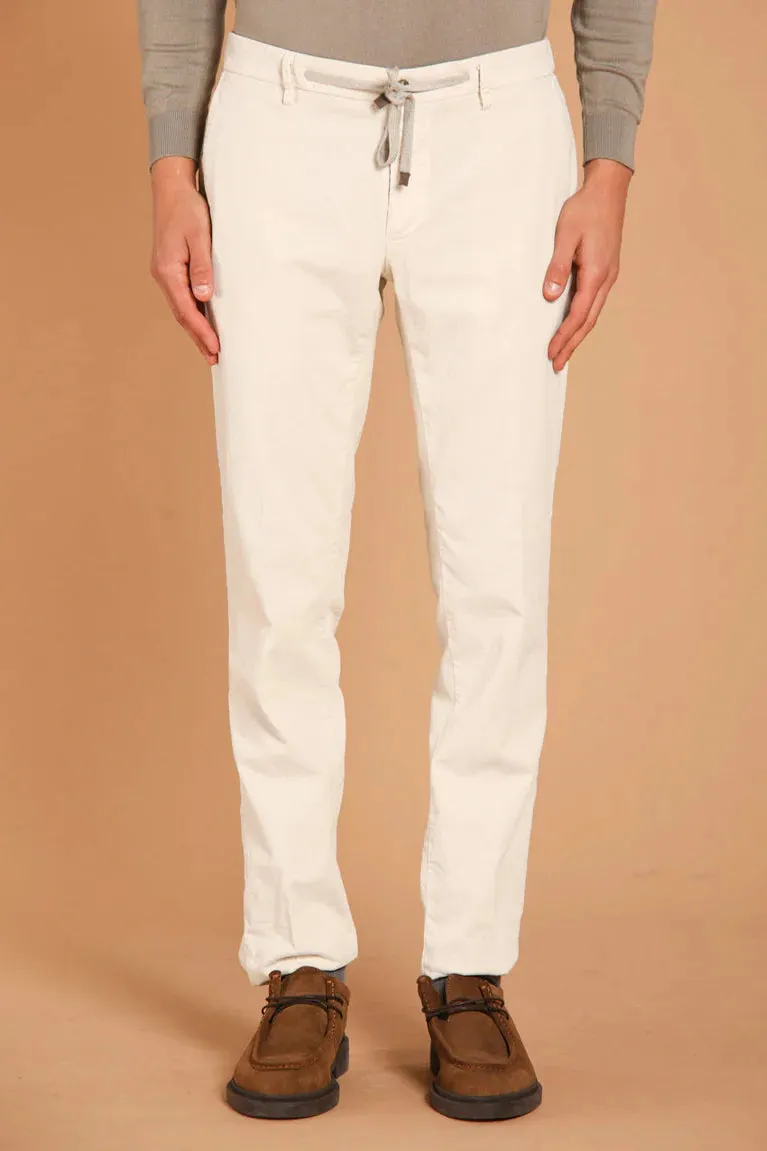 Masons New York String Velvet Cord Chino Ivory