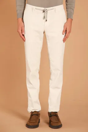 Masons New York String Velvet Cord Chino Ivory